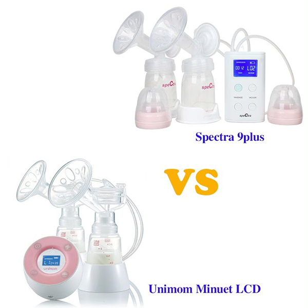 so sánh máy hút sữa Unimom và Spectra