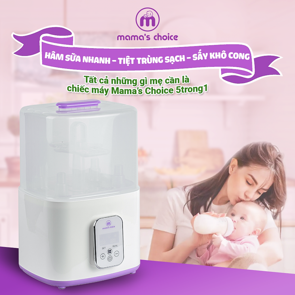 máy tiệt trùng sấy khô hâm sữa Mama's Choice