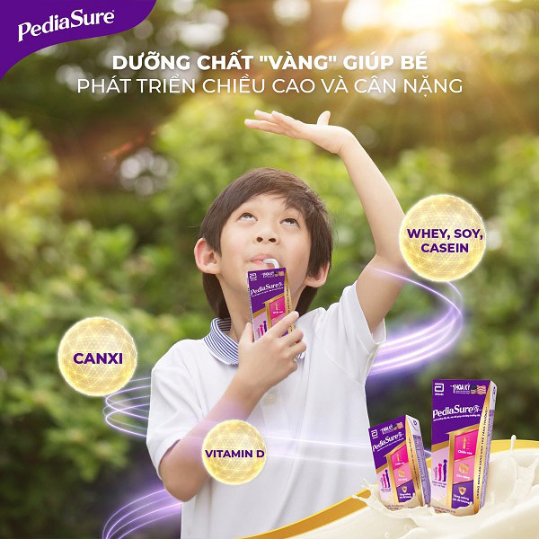 Pediasure pha sẵn tăng chiều cao